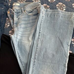 7 For All Mankind Light Blue Flare Jeans